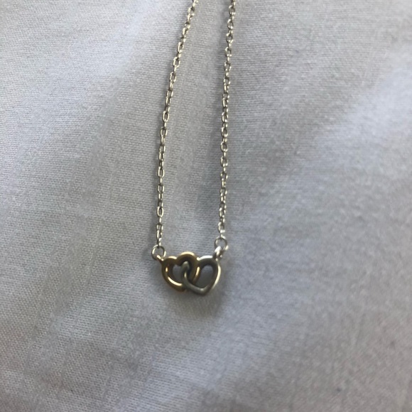 Interlocked Hearts Collier Necklace 